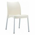 Compamia Vita Resin Outdoor Dining Chair Beige, 2PK ISP049-BEI